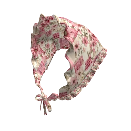 igari cottage mori kei pink rose floral bandana