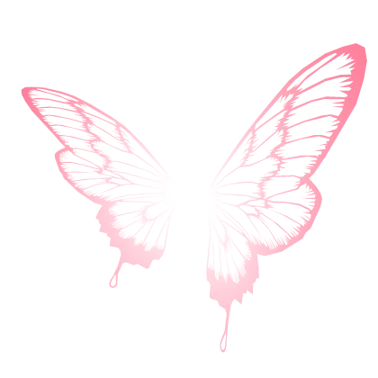 Pink Translucent Flutterglow Wings