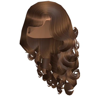 ☆ | Brown Side Part Lush Curls