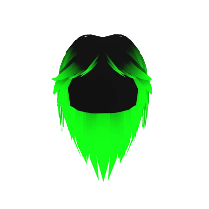 Neon Toxic Green Girl Hair