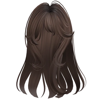 Kawaii Long Messy Anime Hair (Brown)