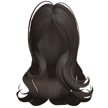 Heavenly Swirly Wavy Curly Hair Dark Brown