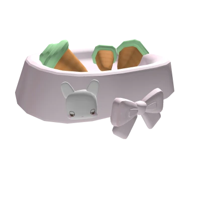 ♡ cute bunny bowl with carrots