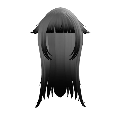  ♡ : kawaii skunk anime cat hair w bangs