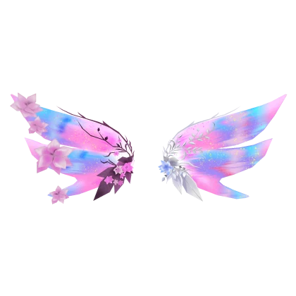 Rainbow Blossom Wings