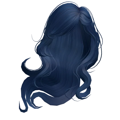 Mystic Enchanted Windy Waves in Sad Blue