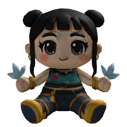 Zoey Kpop Demon Hunter Plush [Front]