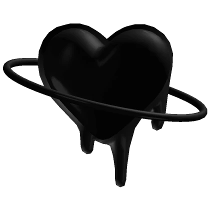 Melting Heart Halo Moodlet Black