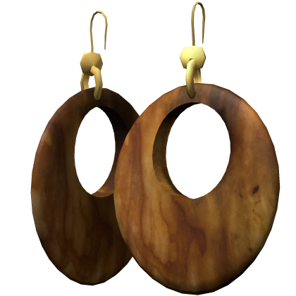 ☆ Boho Wooden Vintage Earrings