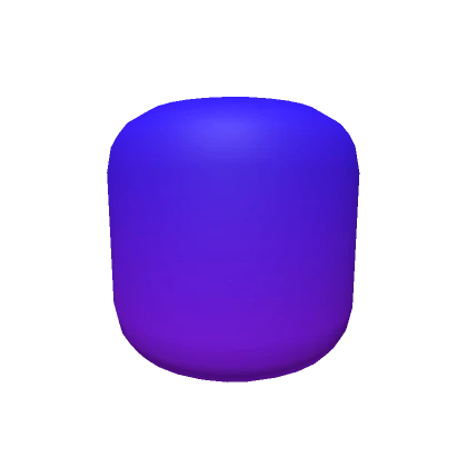 Faceless Purple Deep Gradient Head - Cartoony Mask