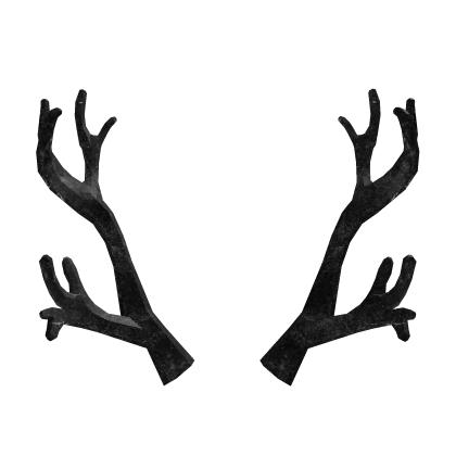 Black Sharped Antlers