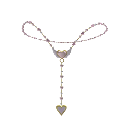 cupid's heart rosary necklace 1.0.