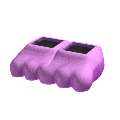 Bunny Foot Fuzzy Slippers 3.0 - Pink