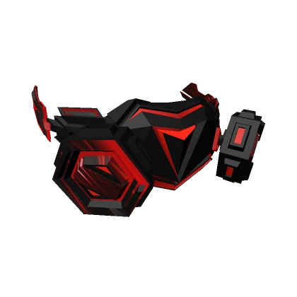 Cyber Face Mask (Red)