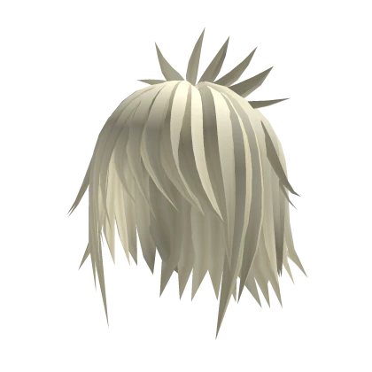 Light-Blonde Rockstar Spikey Scene Hair 