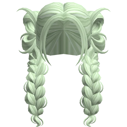 Green Butterfly Braids