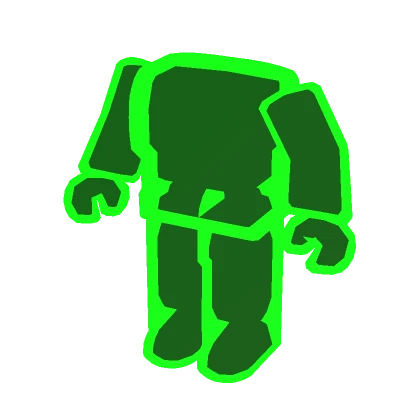 Man Green Outline Avatar Aura