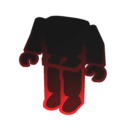 Man Shadowed Outline Avatar Aura Black and Red