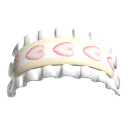 ♡ sweet! strawberry cake headdress (milk)