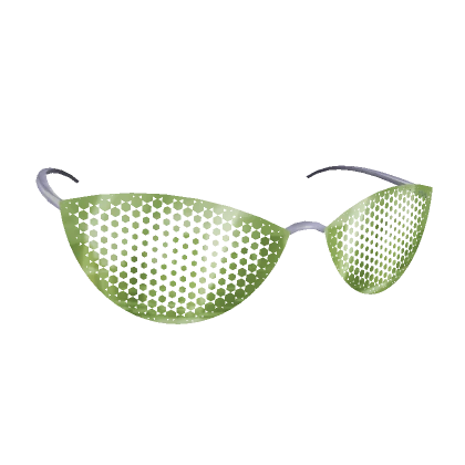 Stylish Green See Through Sunglasses