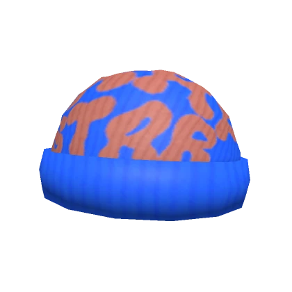 TRAPSTARS Beanie Blue and orange