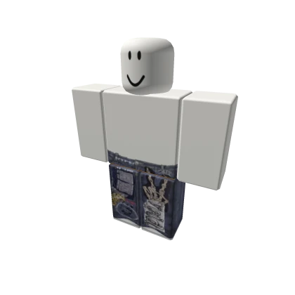 y2k blue graphic jeans grunge streetwear 2000s