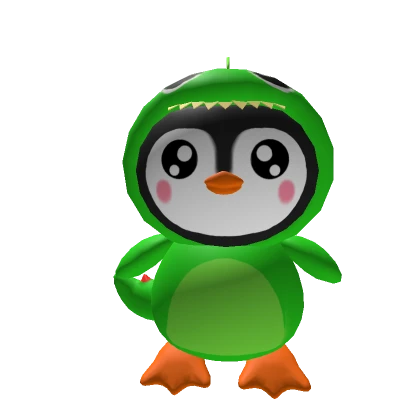 Cute Dino Penguin Buddy [Green]🐧💚