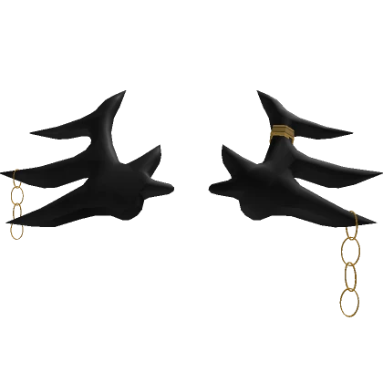 Black & Gold Antlers