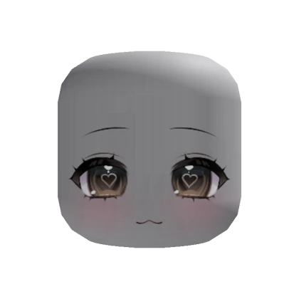 love heart happy kawaii chibi face (recolorable)
