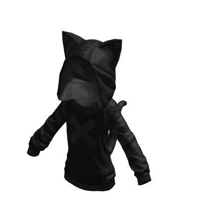 Kitty Hoodie Blackout