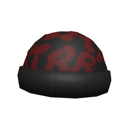 Blood Red TRAPSTAR Beanie