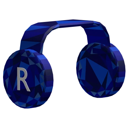 Midnight Blue Sparkle Headphones