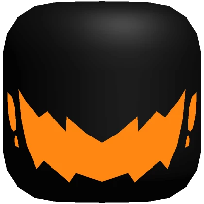 Orange Demon Ghost Smile