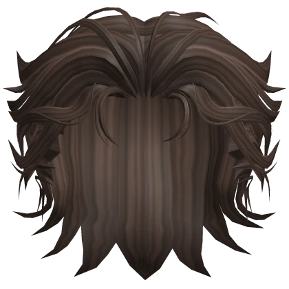 Brown - Anime Slicked Back Hair (Short Version)