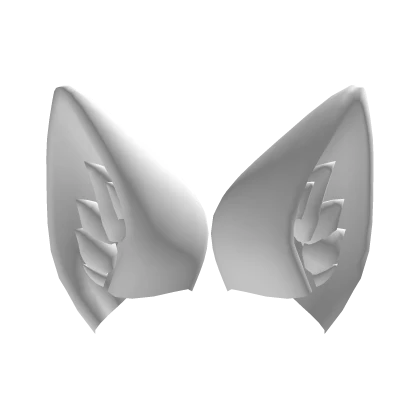 Big Cat Ears (White)