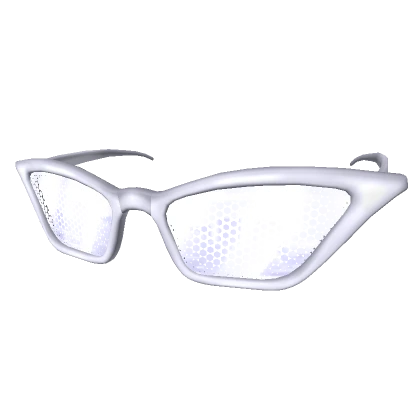 Bold White See Through Sunglasses 3.0