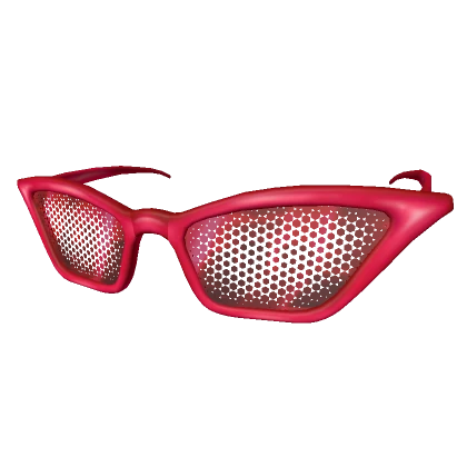 Bold Red See Through Sunglasses 3.0