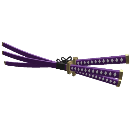 Purple Triple Katana