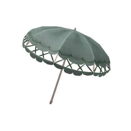 Green Silk Parasol 2.0