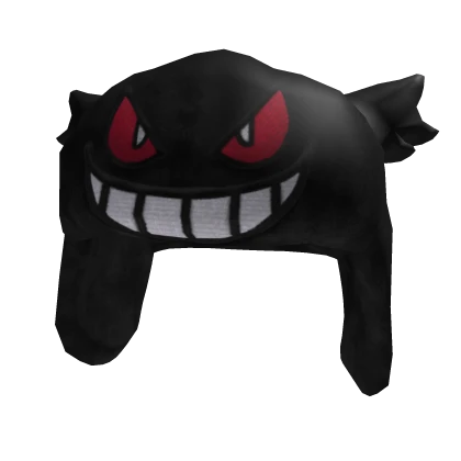 Red Eyed Gengar Ushanka (Black)