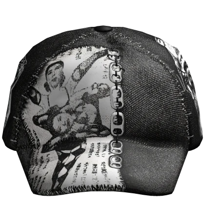 "ballerina" bottle cap upcycled trucker hat