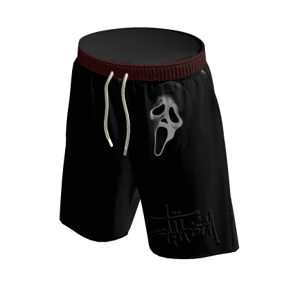Ghost Face Athletic Shorts