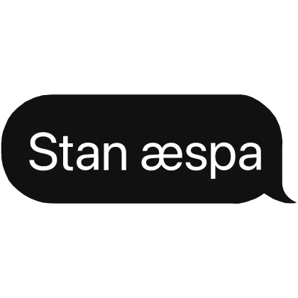 Stan aespa KPOP Text Chat Message