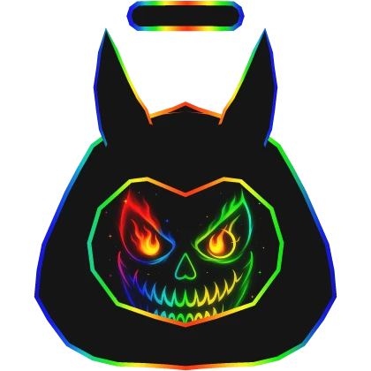 Rainbow Cartoony Hood