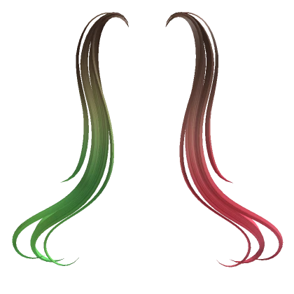 🍉 Bella's Anime Watermelon Pigtails Extensions