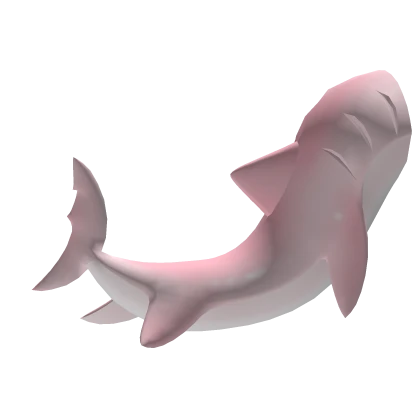 Cute Kawaii Light Pink Shark Tail