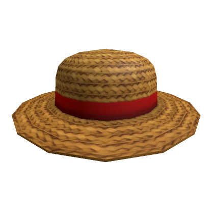 Banded Straw Hat