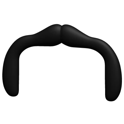 Black Horseshoe  Mustache