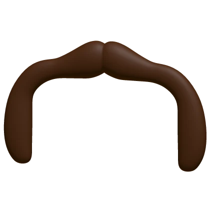Brown Horseshoe Mustache