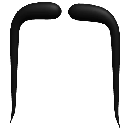 Black Long Mustache